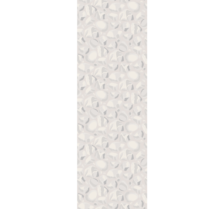 White modern rustic stones Stone Wallpaper - TenStickers