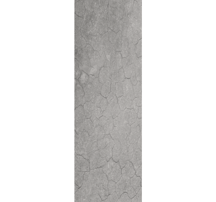 Cracked texture imitation stone wallpaper - TenStickers