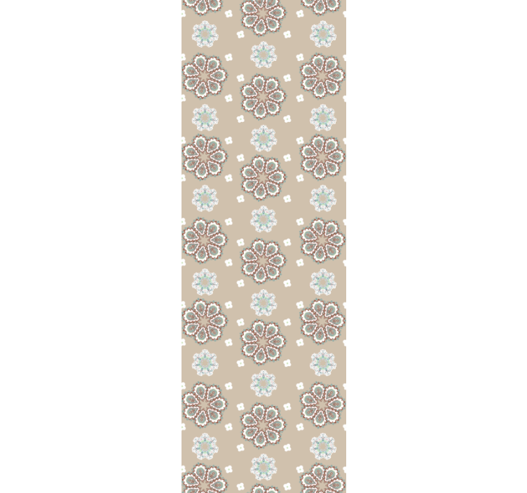 Elegant "Granny Chic" Pattern Flower Wallpaper - TenStickers