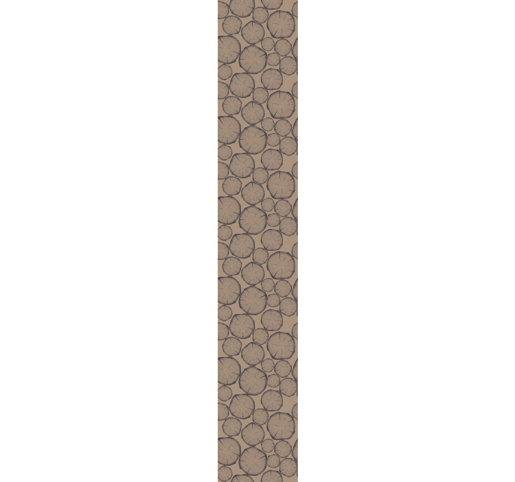 Tree trunk rustic wallpaper - TenStickers