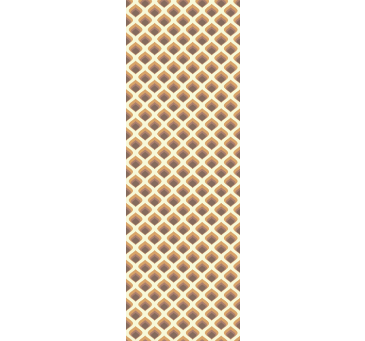 60s Petals vintage wallpaper - TenStickers