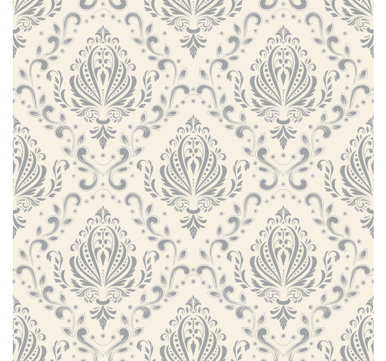 classic pattern baroque wallpaper - TenStickers