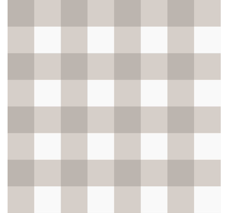 Beige and white pattern square wallpaper - TenStickers