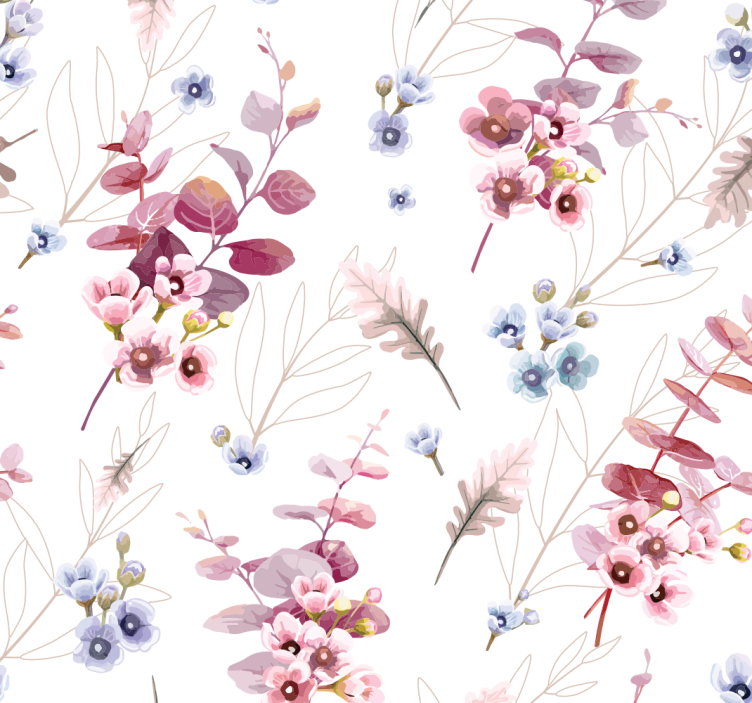 Botanical Illustration teenager wallpaper - TenStickers