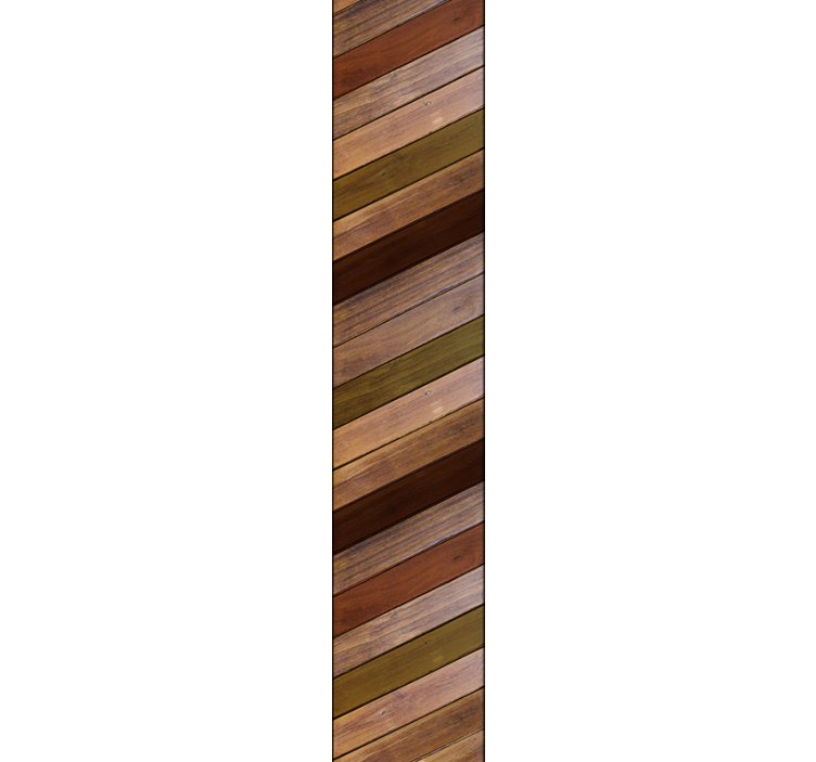 Wooden braid wood wallpaper - TenStickers