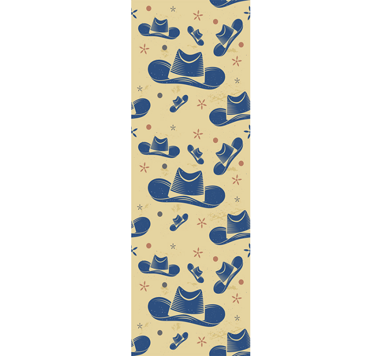 Cowboy hat Bedroom Wallpaper - TenStickers