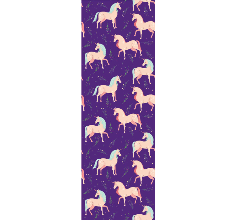 Magical Unicorn Patterns animal wallpaper - TenStickers