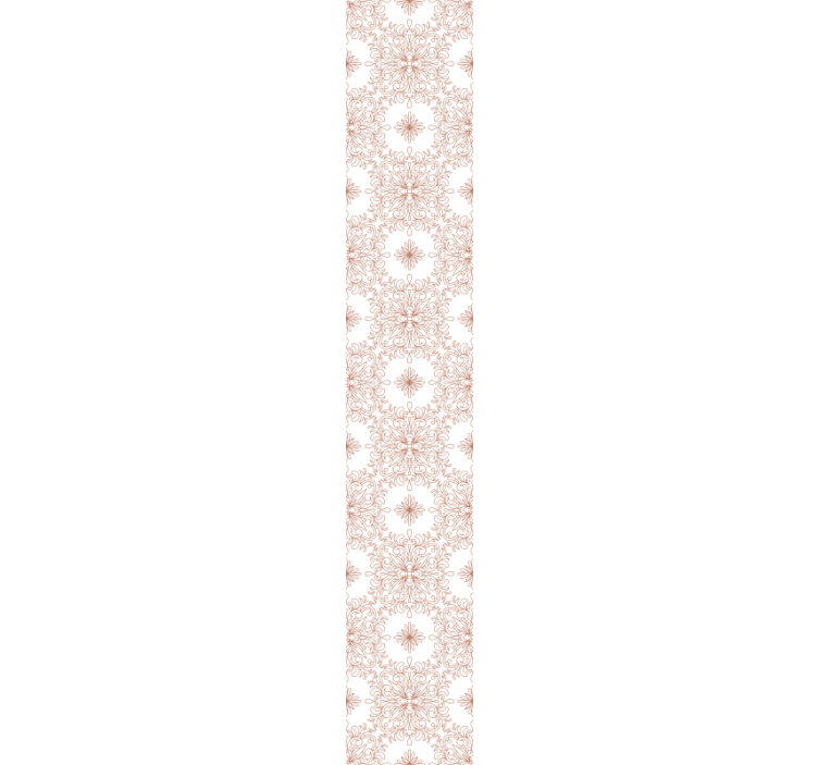 Ornate Floral floral ornament wallpaper - TenStickers