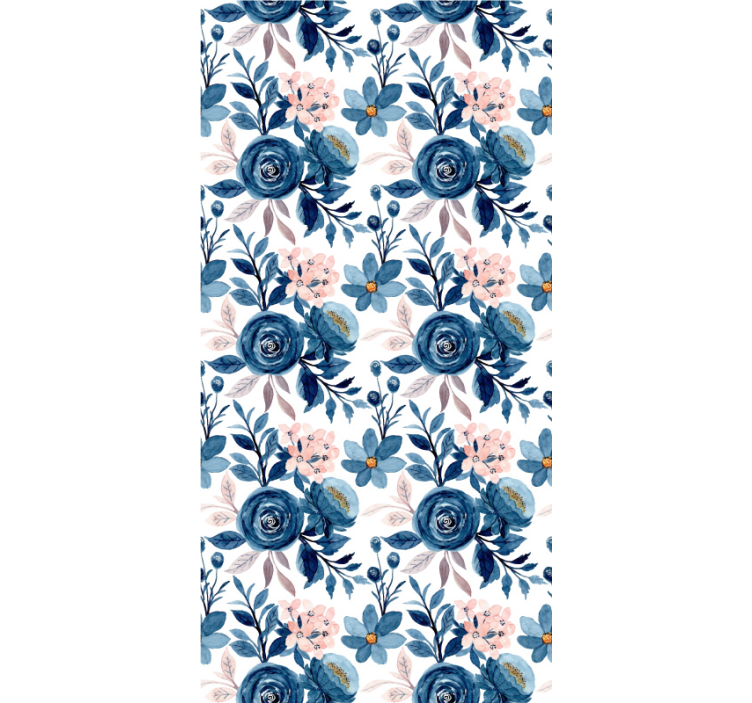Floral Bedroom Elegance flower wallpaper - TenStickers