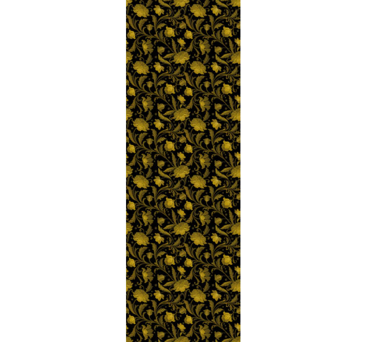 Ornamental Florals floral ornament wallpaper - TenStickers