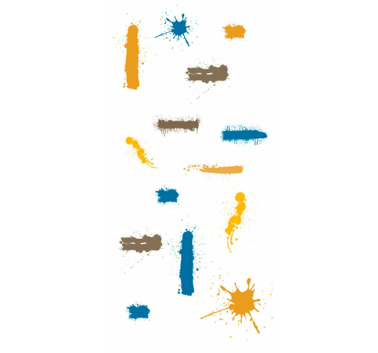 Abstract Paint Strokes abstract wallpaper - TenStickers