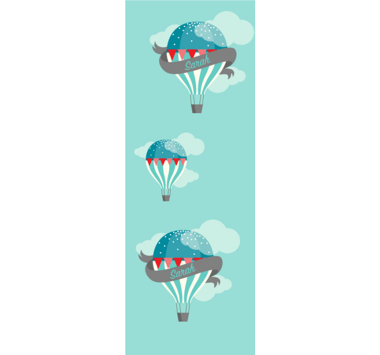 Balloon Adventure Theme kids wallpaper - TenStickers
