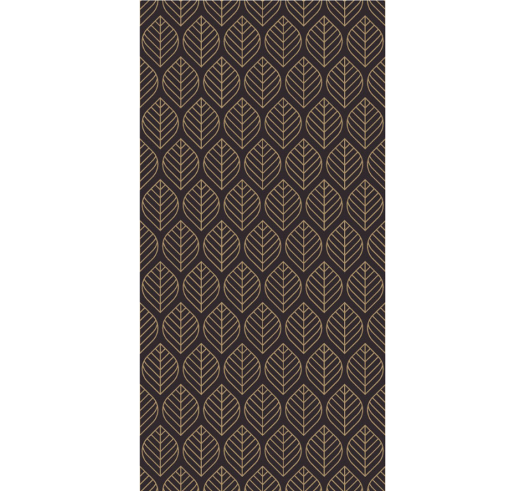 Elegant Leaf Pattern folliage wallpaper - TenStickers