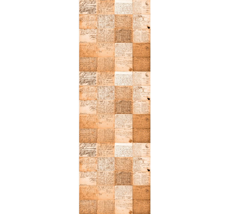 Old papers vintage wallpaper - TenStickers