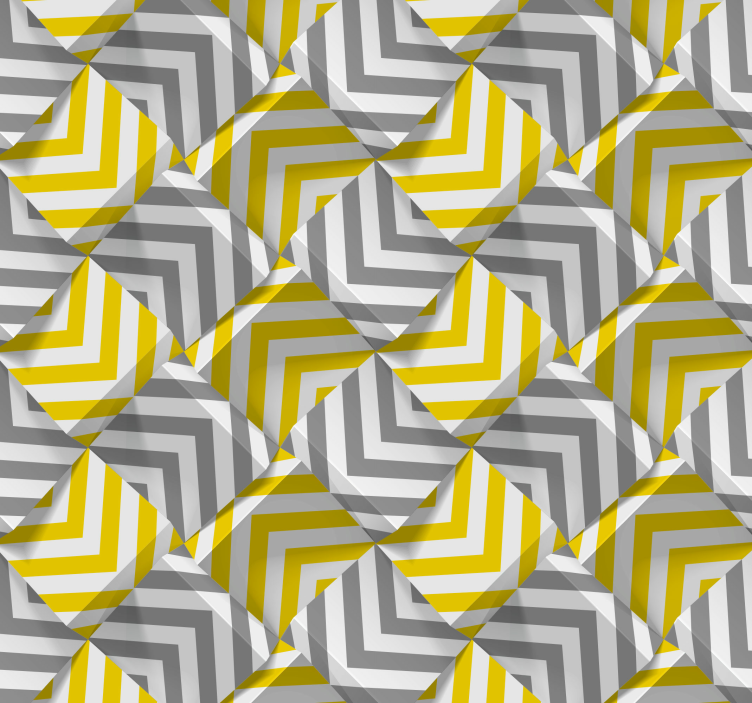 Geometric Chevron Pattern geometric wallpaper - TenStickers