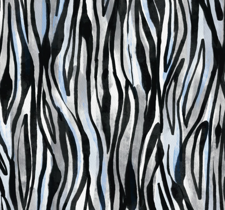Zebra Stripe Canvas zebra wallpaper - TenStickers