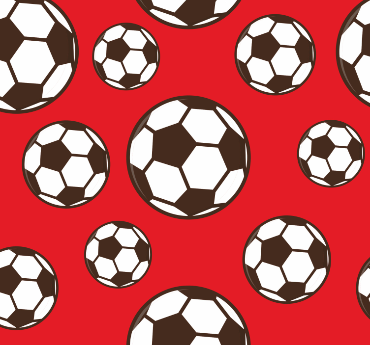 Soccer Pattern Play kids wallpaper - TenStickers