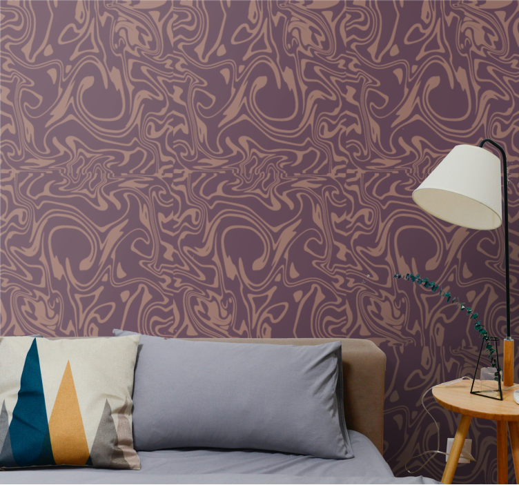Baroque Swirls baroque wallpaper - TenStickers