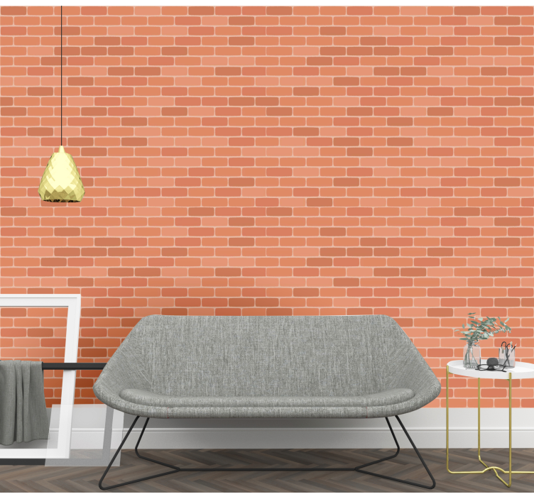 Brick Wall Effect brick wallpaper - TenStickers