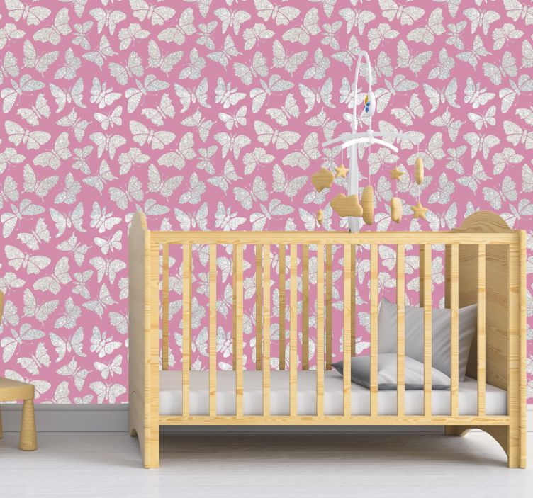 Butterfly Patterns butterfly wallpaper - TenStickers