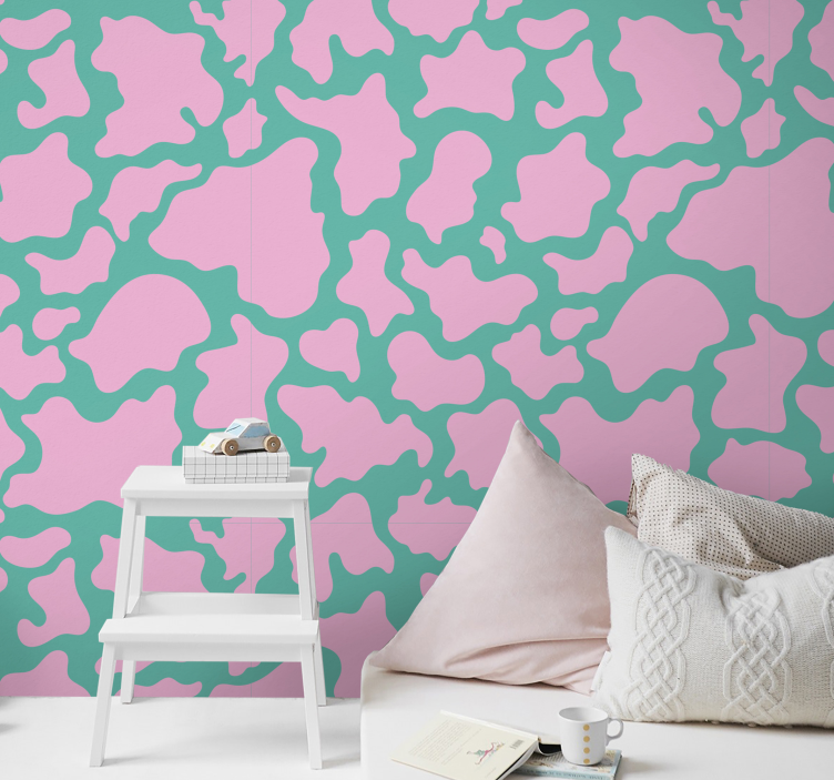 Camouflage Pattern zebra wallpaper - TenStickers
