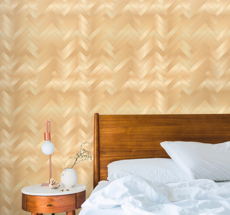 Chevron Texture Pattern marble wallpaper - TenStickers