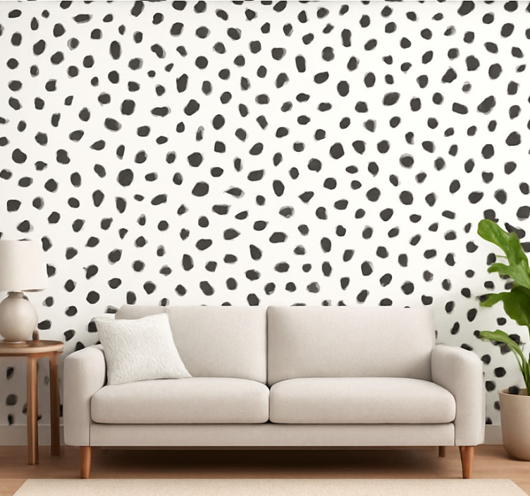 Classic Dalmata design dogs wallpaper - TenStickers