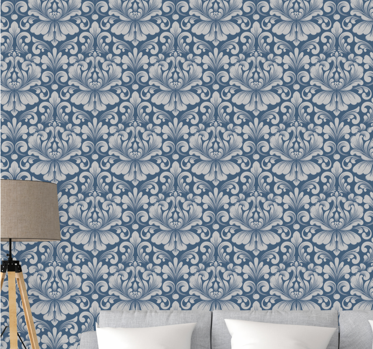 Classic damask design classic wallpaper - TenStickers