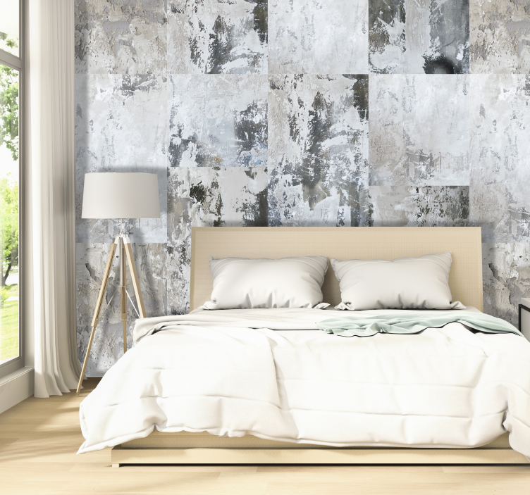 Dark Composition Abstract Wallpaper - TenStickers