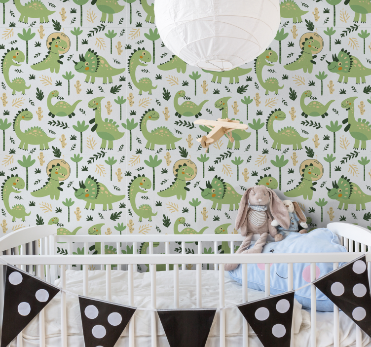 Dinosaur Nursery Theme dinosaurs wallpaper - TenStickers