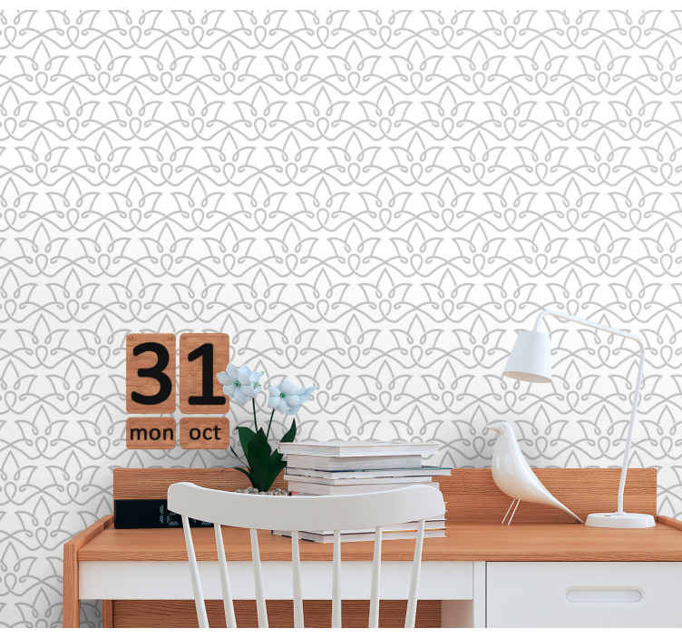 Elegant Geometric Pattern geometric wallpaper - TenStickers