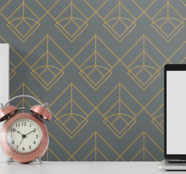 Elegant Geometric Patterns geometric wallpaper - TenStickers