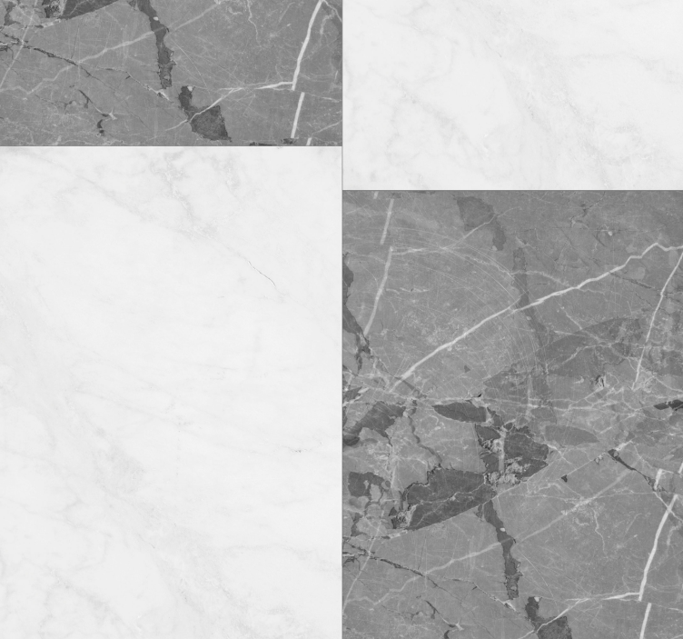 Elegant Gray Veining marble wallpaper - TenStickers