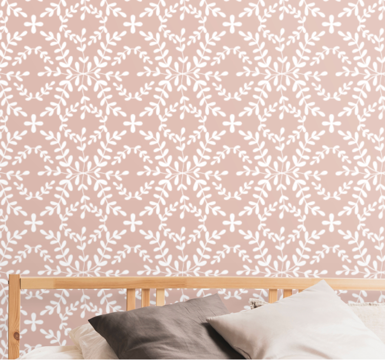 Floral Pattern Ambience floral ornament wallpaper - TenStickers