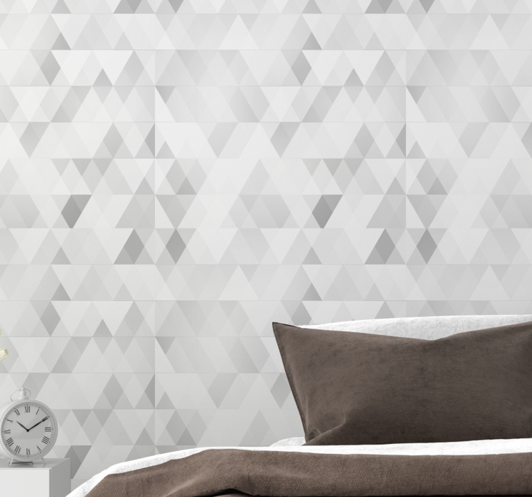 Geometric Facets geometric wallpaper - TenStickers