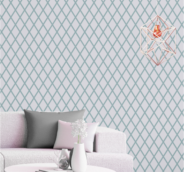 Geometric Gem geometric wallpaper - TenStickers
