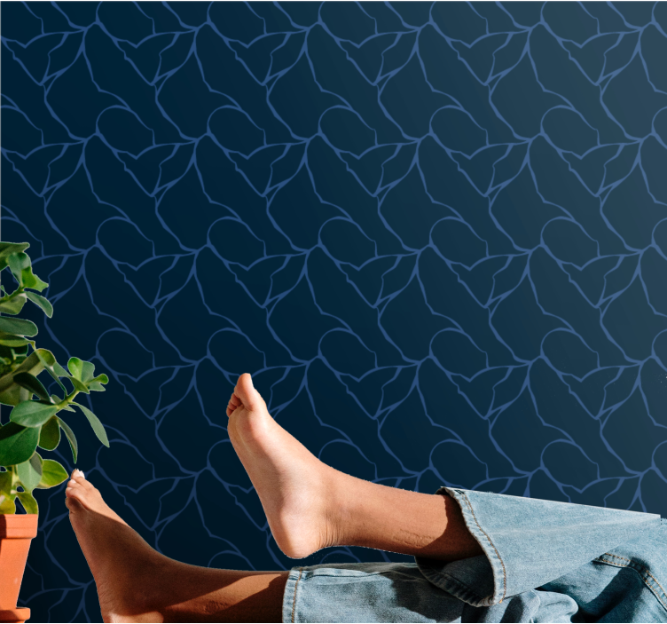 Geometric Lines Design geometric wallpaper - TenStickers