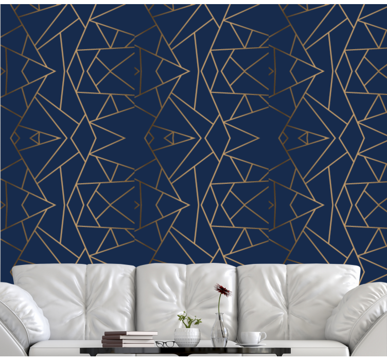 Geometric Shapes  Modern Wallpaper - TenStickers