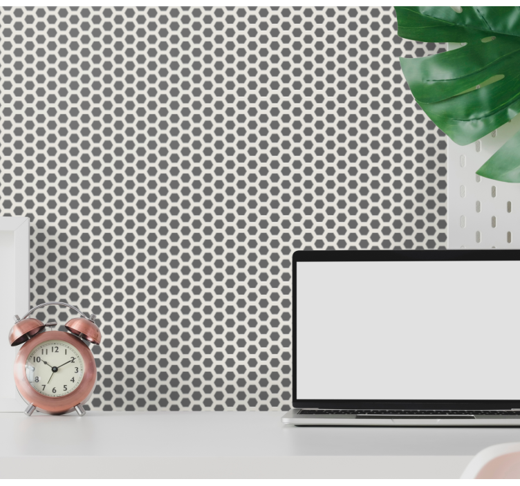 Geometric Spots Design geometric wallpaper - TenStickers