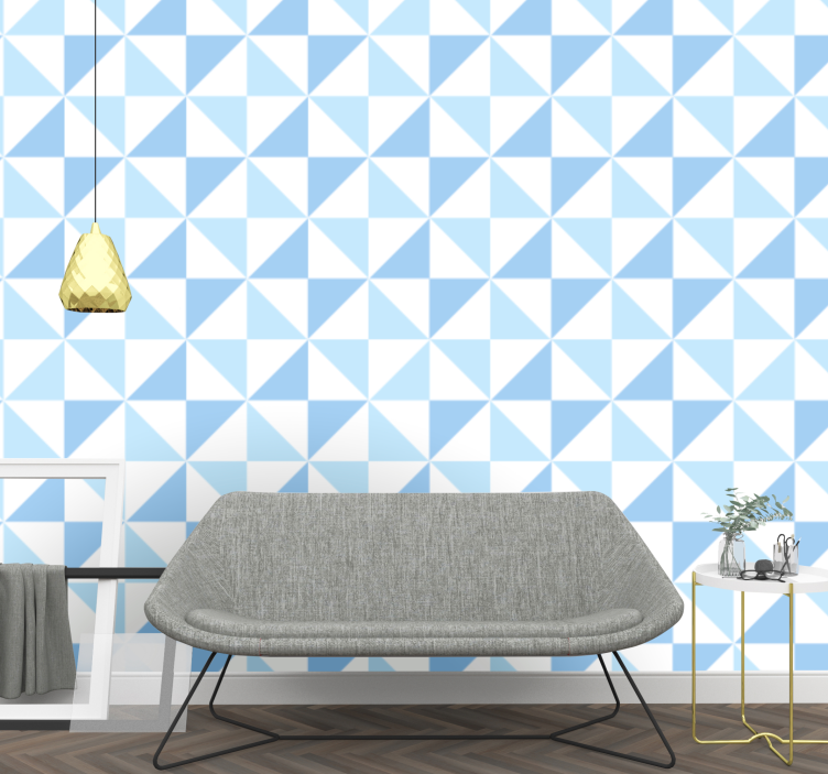 Geometric Triangulation geometric wallpaper - TenStickers