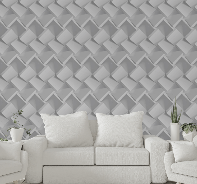 Light stone texture 3D effect Stone Wallpaper - TenStickers