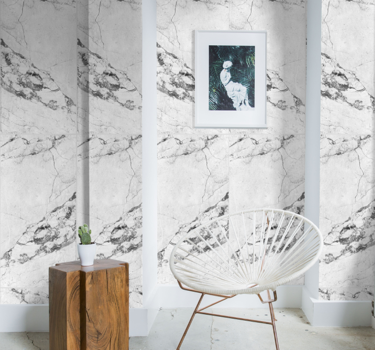 Marble Elegance marble wallpaper - TenStickers