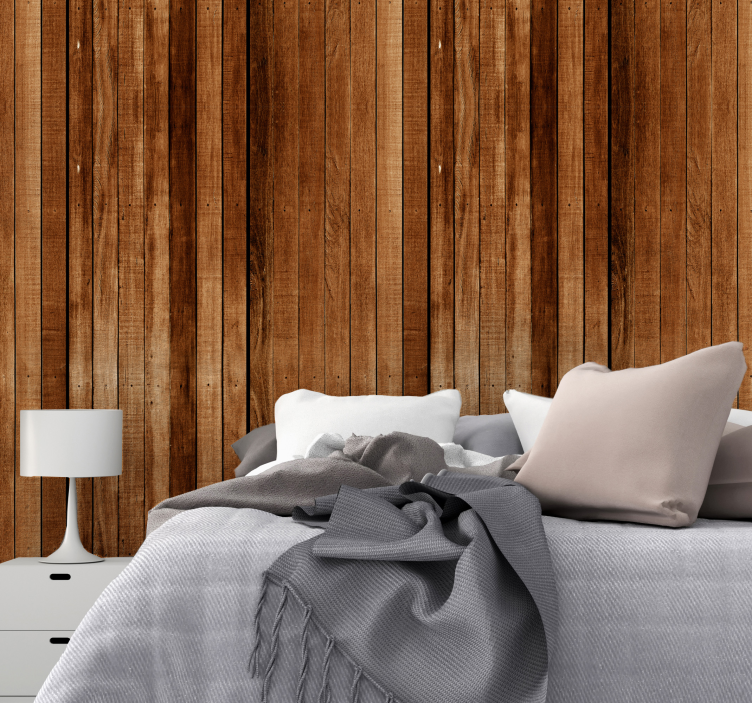 Natural solace Wood Texture Wallpaper - TenStickers
