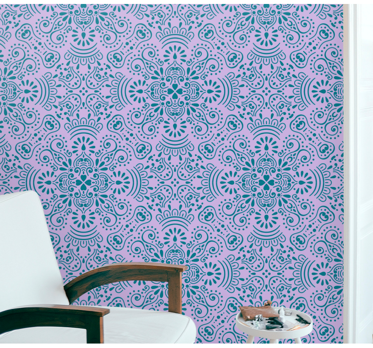 Ornamental Elegance ornamental wallpaper - TenStickers