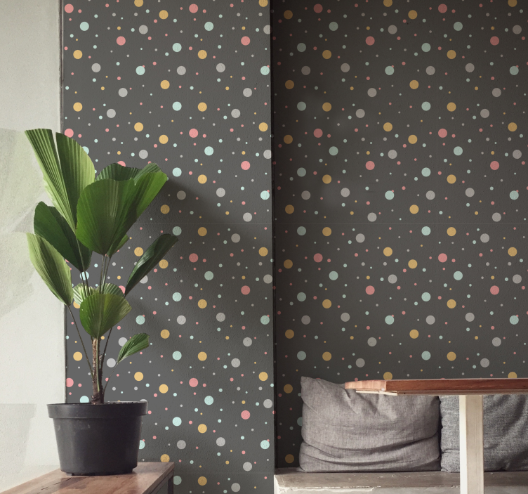 Polka Dot Decor dot wallpaper - TenStickers