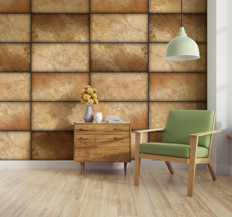 Sand Pattern Textured Wallpaper - TenStickers
