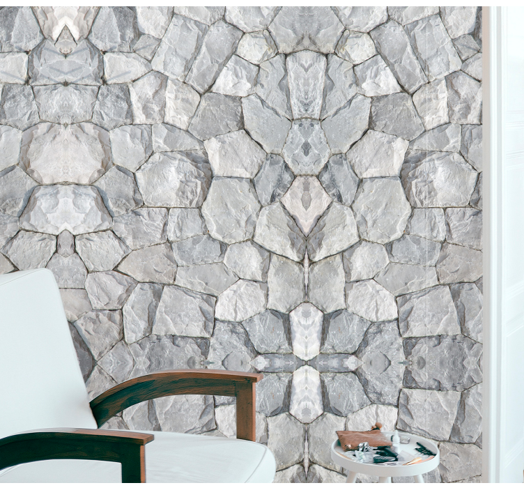 Stone Pattern stone wallpaper - TenStickers
