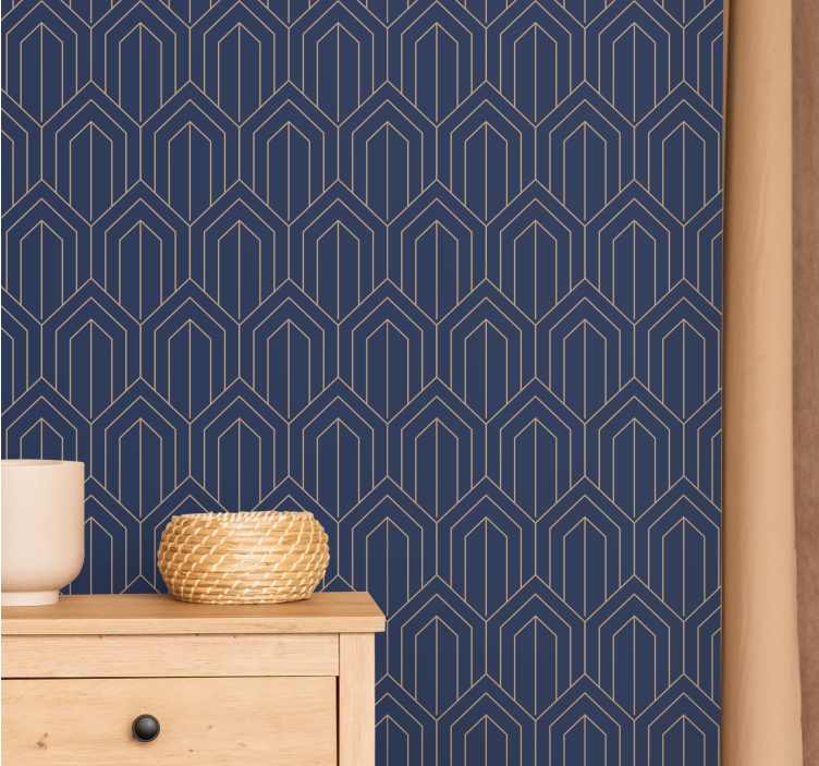 Stylish Shape Patterns geometric wallpaper - TenStickers
