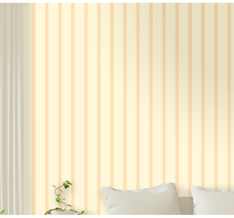 Subtle Striped Elegance horizontal striped wallpaper - TenStickers