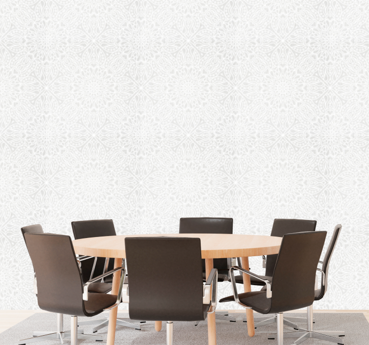 Subtle Tile Pattern office wallpaper - TenStickers